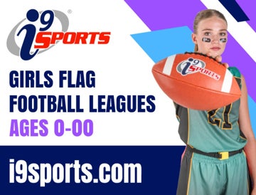 Picture of Girls Flag Football Road Sign 24x18