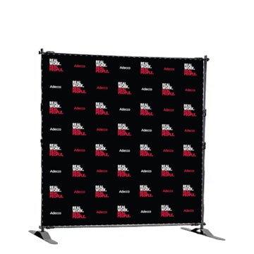 Picture of Backdrop Banner Black - Multiple Sizes