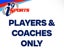 Picture of Players & Coaches Only Field Sign 24x18