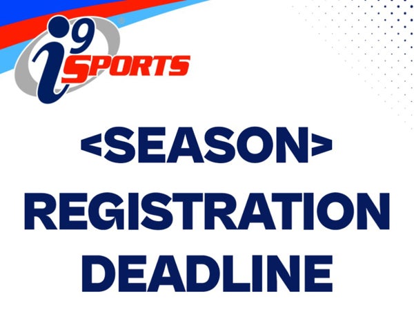 Picture of <Season> Registration Deadline Field Sign 24x18