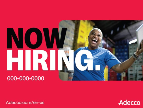 Picture of Now Hiring - Phone Number - 18" x 24"