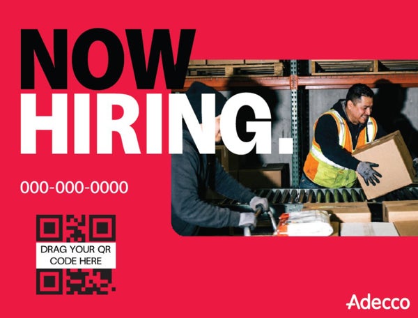Picture of Now Hiring - Qr Code 2 - 18" x 24"
