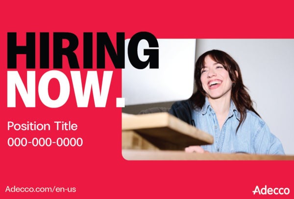 Picture of Hiring Now - Position Title - 24" x 36"