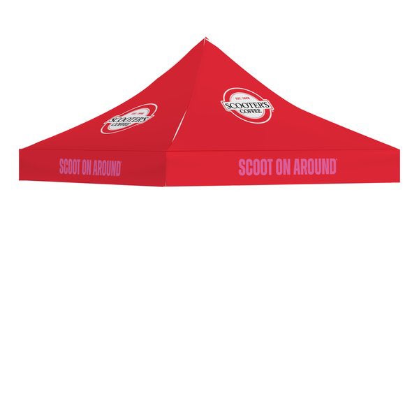 Picture of Branded Canopy Tent - Red - Canopy ONLY - No Hardware