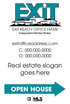 Picture of Open House Standard Teal - 36"x24"