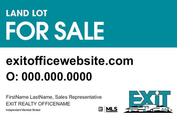 Picture of Land Lot For Sale Teal - 24"x36"