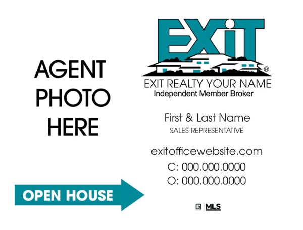 Picture of Open House Photo White - 18"x24"