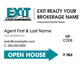 Picture of Open House QR Code White - 18"x24"