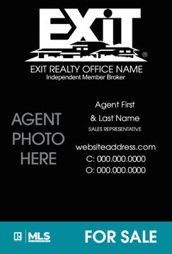 Picture of Agent Photo Sign Black 36" x 24"