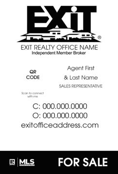 Picture of Agent Sign Monotone 36" x 24"