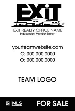 Picture of Team Logo Sign Monotone 36" x 24"