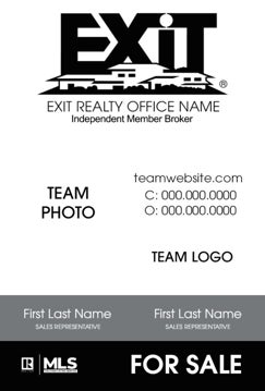 Picture of Team Logo w/ Photo Sign Monotone 36" x 24"