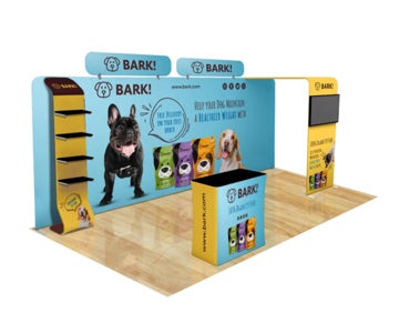 Picture of 20FT DELUXE ARCHWAY & SHELVING & HARD CASE PODIUM
