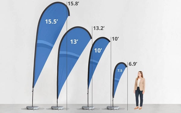 Picture of Teardrop Flag - IFA