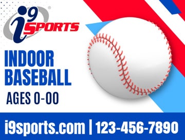 Picture of Indoor Baseball Icon Road Sign