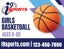 Picture of Girls Basketball Icon Road Sign