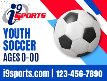 Picture of Youth Soccer Icon Road Sign