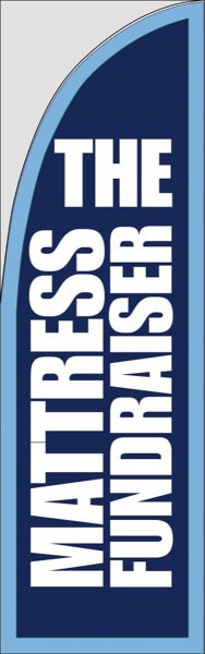 Picture of Blue Straight Flag 7.5'