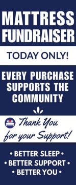 Picture of Blue Retractable Banner - 78" x 33"