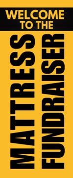 Picture of Yellow Day of Sale Retractable Banner - 78" x 33"