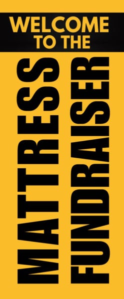 Picture of Yellow Day of Sale Retractable Banner - 78" x 33"