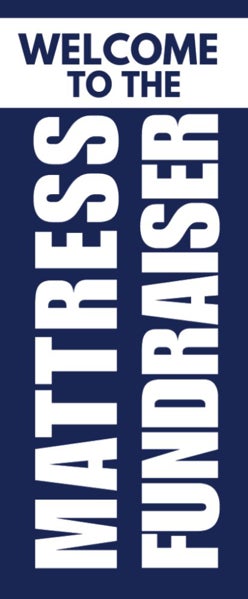 Picture of Blue Day of Sale Retractable Banner - 78" x 33"