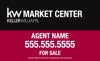 Picture of Horizontal For Sale Sign Black and Red- 18" x 30"