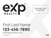 Picture of Dual Branded Large Logo, No Photo White