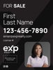Picture of Dual Branded Large Name, Boxed Photo Black