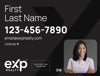 Picture of Dual Branded Large Name, Boxed Photo Black