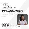 Picture of Dual Branded Large Name, Boxed Photo White