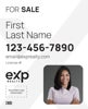 Picture of Dual Branded Large Name, Boxed Photo White