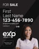 Picture of Dual Branded Large Name, Large Photo Black