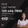 Picture of Dual Branded Large Name, Large Photo Black