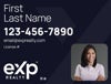 Picture of Large Name, Boxed Photo Navy