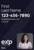 Picture of Large Name, Boxed Photo Navy