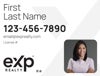 Picture of Large Name, Boxed Photo White