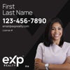 Picture of Large Name, Large Photo Black