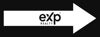 Picture of New Black Logo Arrow Directional - 6" x 18"