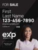Picture of Dual Branded Large Name, Large Photo Black
