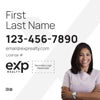 Picture of Dual Branded Large Name, Large Photo White
