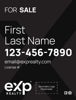 Picture of Dual Branded Large Name, No Photo Black