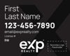 Picture of Dual Branded Large Name, No Photo Black