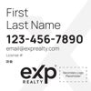 Picture of Dual Branded Large Name, No Photo White
