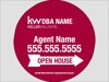 Picture of Agent Open House Arrow Directional Sign - 17" x 17" Circle Shaped