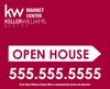 Picture of Open House With Phone (All Red) - 24" x 30"