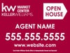 Picture of Open House With Phone, Name And Website (All Red) - 18" x 24"