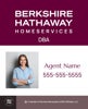 Picture of DBA, Office Number, Agent Name, Agent Phone #, and Agent Photo - White Back - 30" x 24"