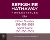 Picture of Extended DBA, Office Number, and Agent Name - White Background - 24" x 30"