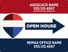 Picture of RWB - Open House Directional - Right - RWB - 18" x 24"